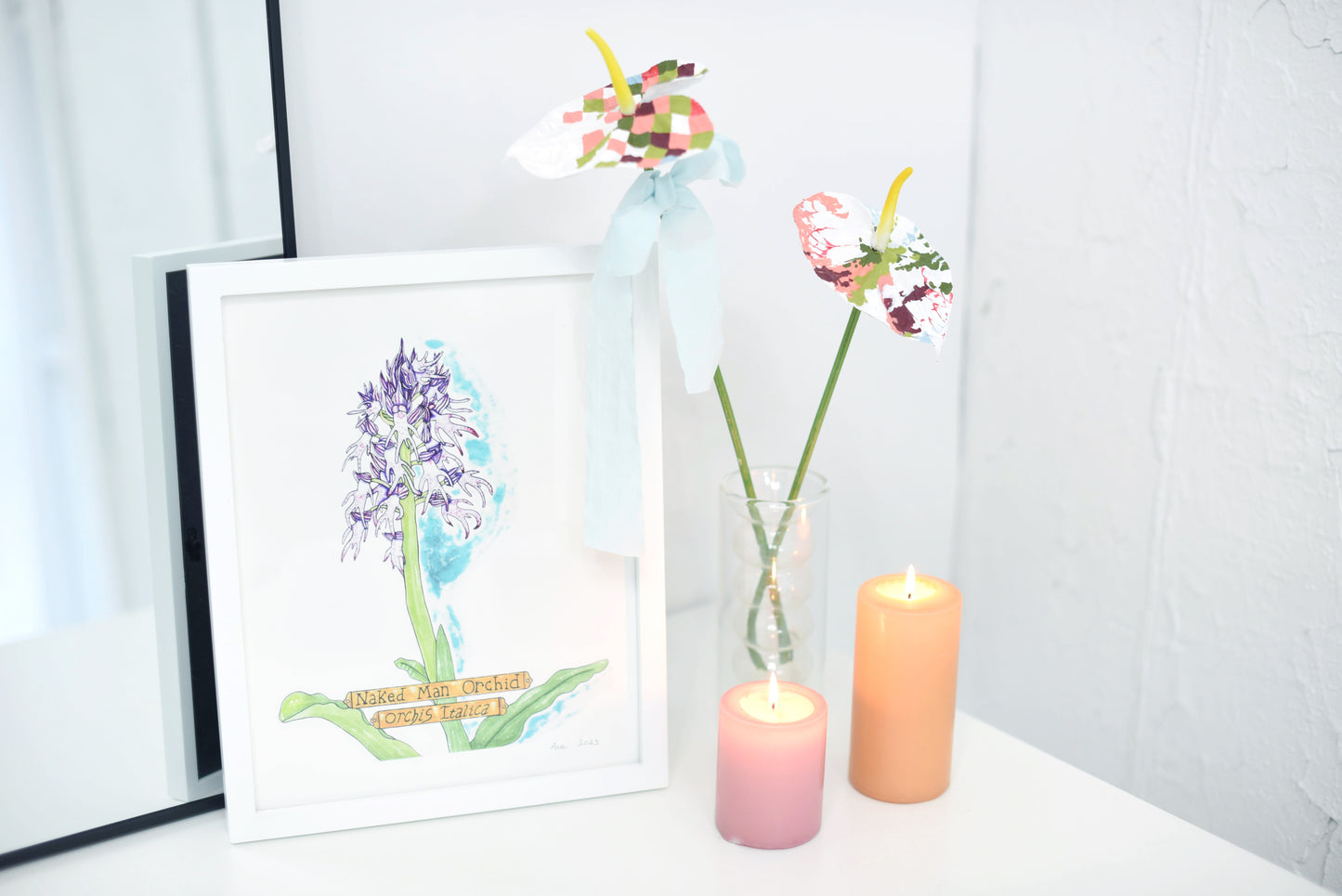 "Naked Man Orchid" - signed art print