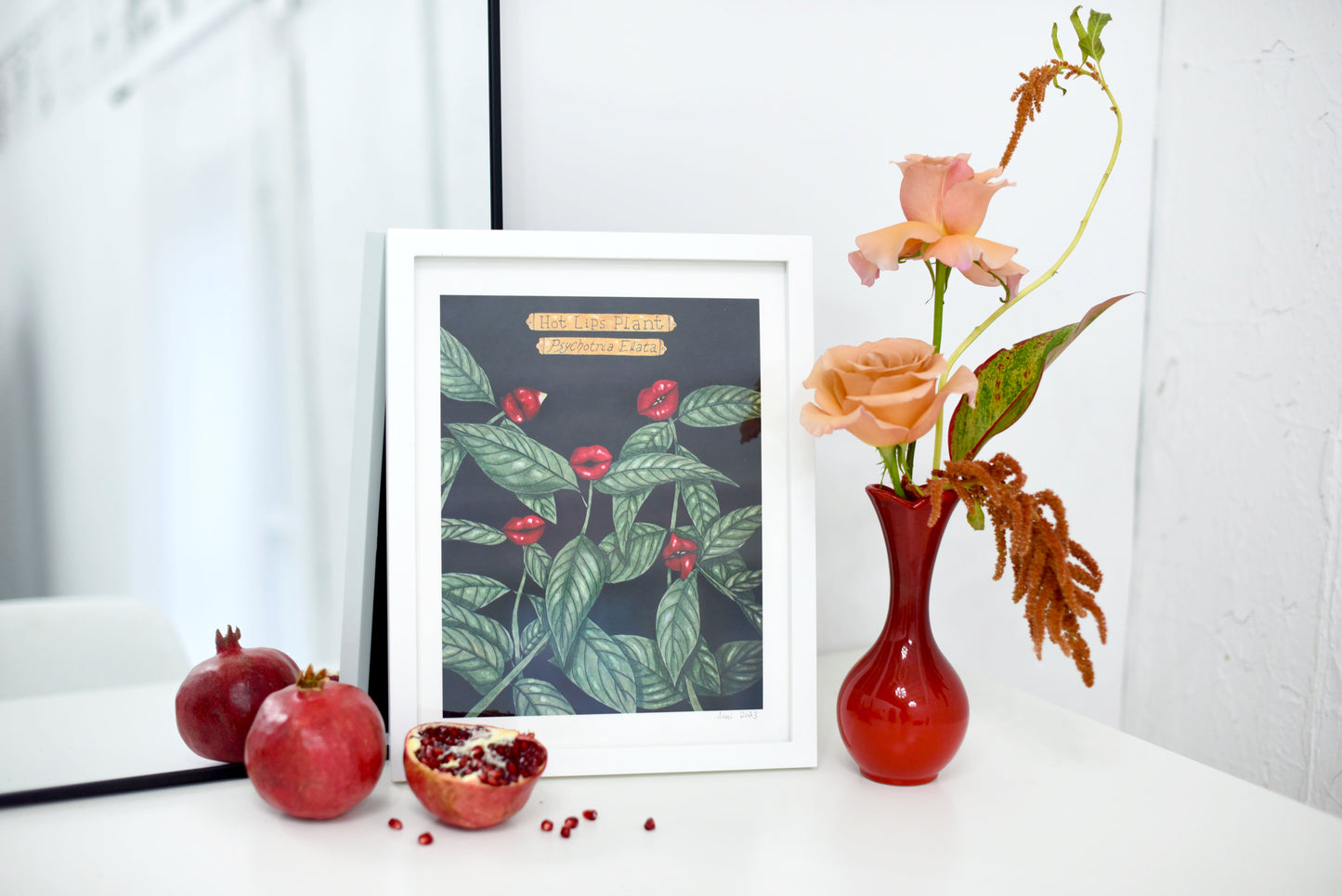 "Hot Lips Plant" - signed art print