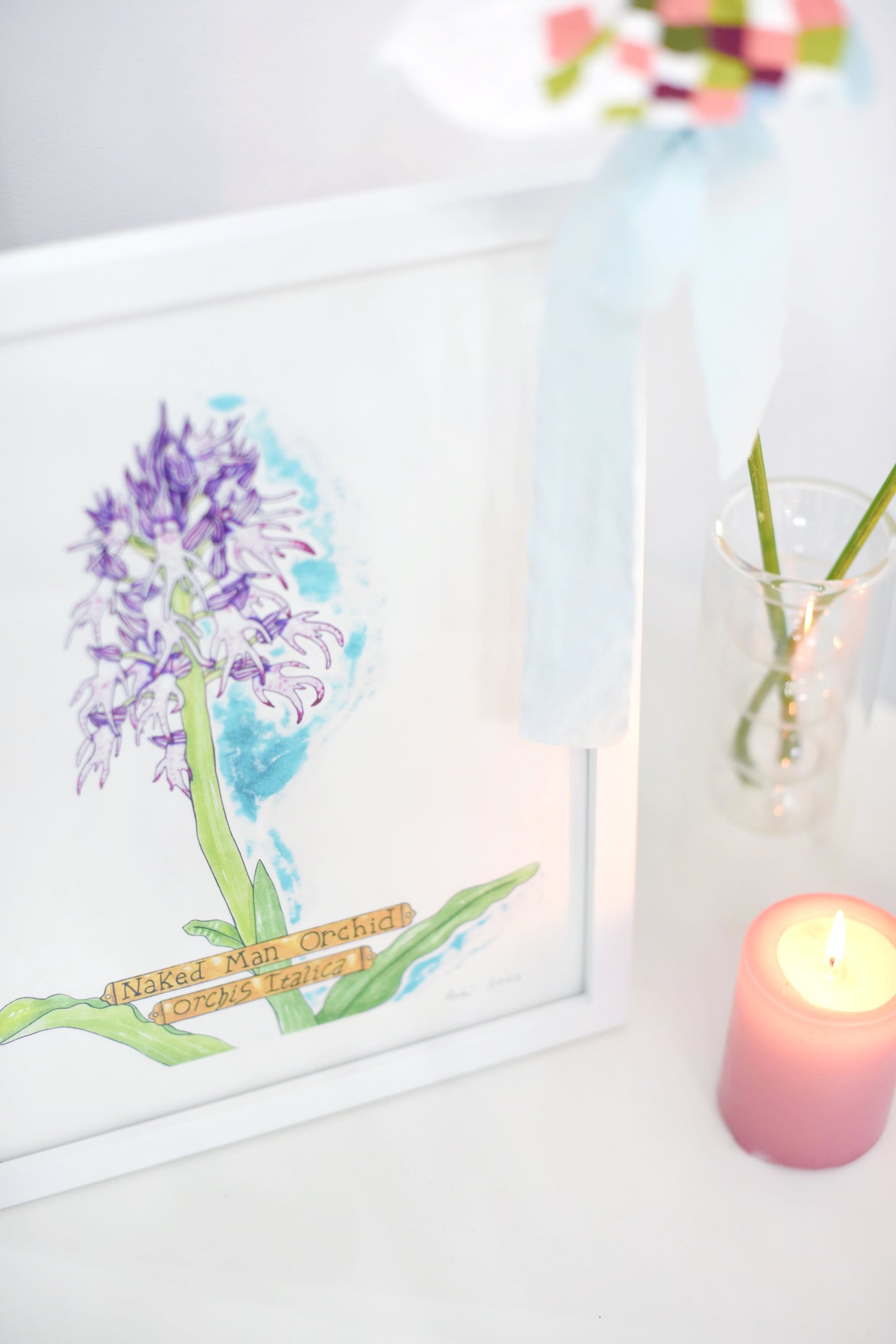"Naked Man Orchid" - signed art print